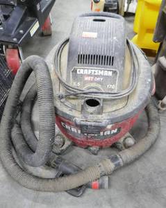 lot 86 image: Craftsman wet dry vac 5.5hp - works