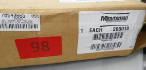 lot 98 image: Minuteman 20 inch, perma grip pad for floor buffersander