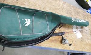 lot 122 image: Shakespeare Ice Fishing rod and reel with case