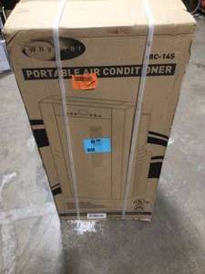 lot 1 image: Whynter 14,000 BTU Portable Air Conditioner with Dehumidifier and Remote Customer Returns See Pictures