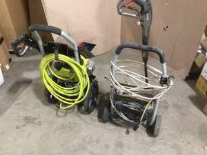 lot 23 image: Lot of Assorted Pressure Washers  Various Models and Conditions Customer Returns See Pictures