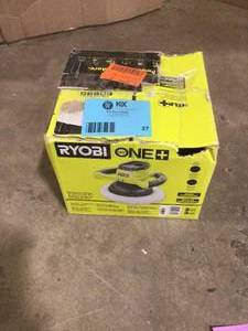 lot 27 image: RYOBI ONE 18V Cordless 10 in. Orbital Buffer (Tool-Only). Customer Returns See Pictures