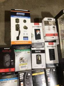 lot 29 image: Lot of Assorted Door Handles and Locks Various Models and Conditions Customer Returns See Pictures