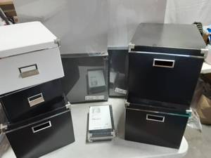 IKEA KASSET & FJALLA Storage Boxes (Some New, Some Gently Used)