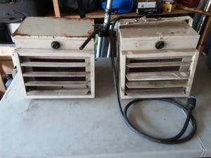2-Electric Heaters (220 Volts)