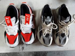2-Pair RS-X Running System Sneakers Size 8 12