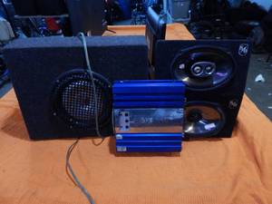 Subwoofer, Amps, Speaker Boxes