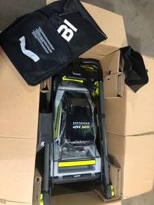 lot 15 image: RYOBI 40V HP Brushless 20 in. Cordless Electric Battery Walk Behind Self-Propelled Mower (Tool Only) Customer Returns See Pictures