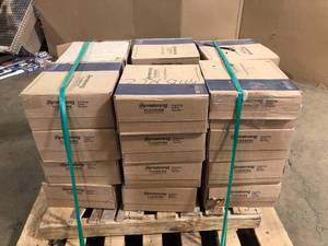 lot 29 image: 24 Boxes of Armstrong Excelon Multi 12 in. x 12 in. Cirque White Vinyl Tile Flooring (45 sq. ft.  case) Customer Returns See Pictures