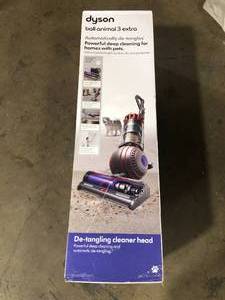 lot 33 image: Dyson Ball Animal 3-Extra Bagless Upright Vacuum Cleaner for Multi Surface with Pet Groom Tool  Customer Returns See Pictures