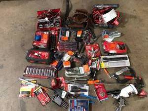 lot 41 image: Lot of Assorted Tools and Hardware  Various Models and Conditions  Customer Returns See Pictures