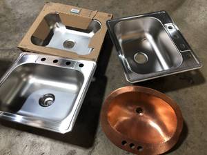 Lot of Assorted Sinks Various Models and Conditions Customer Returns See Pictures