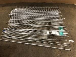 ClosetMaid SuperSlide 72 in. W x 16 in. D White Ventilated Wire Shelf Customer Returns See Pictures