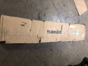 TRIBESIGNS WAY TO ORIGIN Hamilton 70.9 in.Black Wood 5 Shelves Etagere Bookcase e with Metal Wire Customer Returns See Pictures