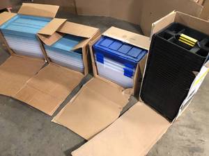 Lot of Assorted Plastic Bins Customer Returns See Pictures