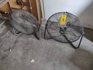 lot 47 image: (2) 20 Floor Fans...