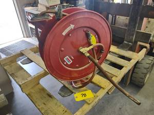 lot 78 image: Lincoln Air Hose Reel...