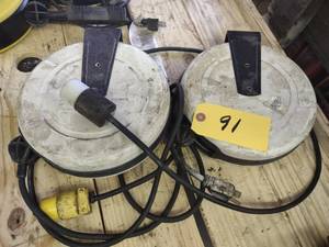 lot 91 image: (2) Cord Reels...