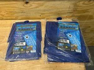 lot 31 image: Lot of 2 All Purpose Tarps- 6ft x 8ft