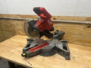 lot 2 image: MILWAUKEE M18 FUEL 18V Lithium-Ion Brushless Cordless 7-14 in. Dual Bevel Sliding Compound Miter Saw (Tool-Only)