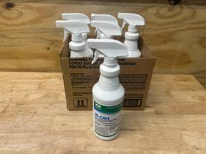 lot 50 image: THEOCHEM LABORATORIES Case of- In-Cide 32 oz. Fresh Disinfectant (32 ounces per bottle)