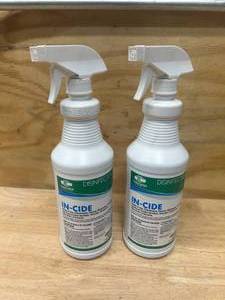 lot 76 image: THEOCHEM LABORATORIES Lot of 2 Bottles of- In-Cide 32 oz. Fresh Disinfectant