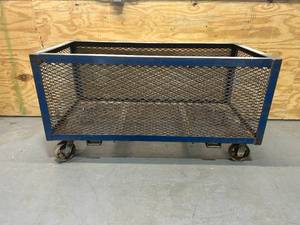 lot 78 image: Steel ConstructionWarehouse Cart- Heavy Duty