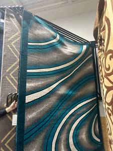 lot 38 image: DAHDOUL 8 X 10 Area Rug- Turquoise