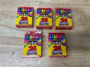 lot 93 image: Cra-Z-art Crayons Lot of 5 Packs of, Crayons (24 per pack)