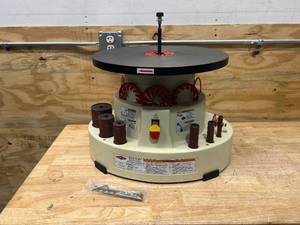 lot 4 image: SHOP FOX W1846 - 14 HP Benchtop Oscillating Spindle Sander
