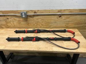 lot 105 image: MILWAUKEE Lot of 2- Trap Snake 6 ft. Toilet Auger Plumbing Drain Snakes