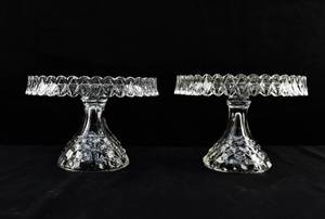 lot 230 image: Pair of Vintage Cake Platters