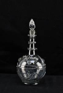 lot 232 image: Glass Spirit Decanter with Rigaree