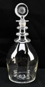 lot 233 image: Glass Spirit Decanter