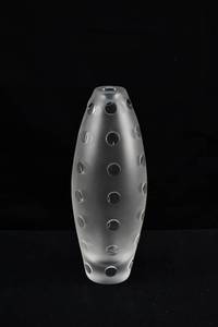 lot 236 image: Frosted Crystal Vase by Orrefors