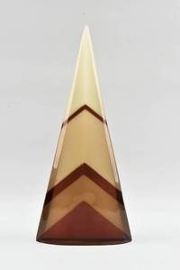 lot 49 image: Signed Pyramid Sculpture by Abraham Palatnik