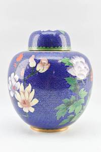lot 83 image: Chinese Cloisonne Ginger Vase