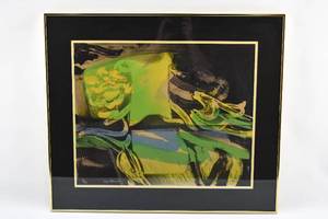 lot 75 image: Tideway Lithograph by Syd Solomon