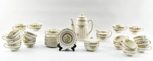 lot 195 image: 36-Piece Buttercup Porcelain Coffee Set by Spode