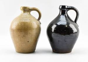 lot 115 image: Two Antique Stoneware Jugs