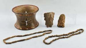 lot 407 image: Five Central American Antiques