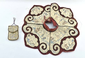 lot 205 image: Antique Chinese Wallet and Capelet