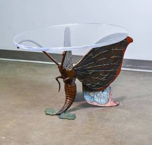 lot 22 image: Butterfly Sculpture Table