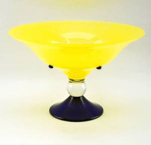 lot 422 image: Art Glass Goblet by Jiri Suhajek