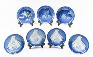 lot 324 image: Group of Seven Mothers Day Collector Plates by Bing & Grondahl