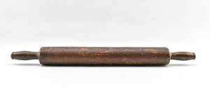 lot 302 image: Antique Wooden Rolling Pin