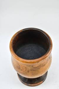 lot 306 image: Antique Wooden Mortar