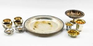 lot 357 image: Group of Vintage Silverplate Items