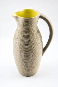lot 334 image: Textured Ceramic Pitcher by Pigeon Forge Pottery