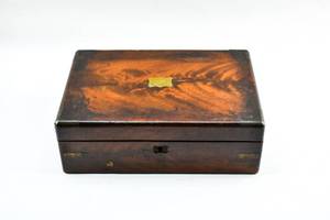 lot 391 image: Antique Mahogany Writing Box